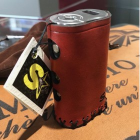 Dicodes - Dani Box Mini 80W LEATHER COVER by Cover for Vapers - RED