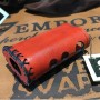 Dicodes - Dani Box Mini 80W LEATHER COVER par Cover for Vapers - ROUGE