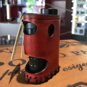 Eleaf - iStick Pico Squeeze bf COVER IN CUOIO by Cover per Svapatori - ROSSO
