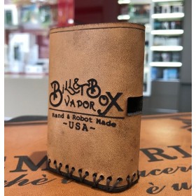 Billet Box COVER IN CUOIO by Cover per Svapatori - LOGO INVECCHIATO