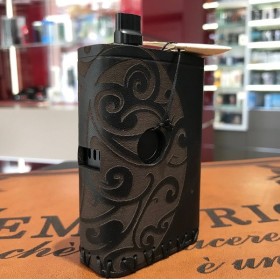 Billet Box COVER IN LEATHER by Cover for Vapers - MAORI BLACK