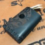 Billet Box COVER IN LEATHER von Cover for Vapers - MAORI BLACK