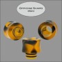 Officine Svapo DRIP TIP FLAVOR Méthacrylate - Noir/Orange