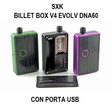 SXK - BILLET BOX V4 Evolv DNA60 avec port USB