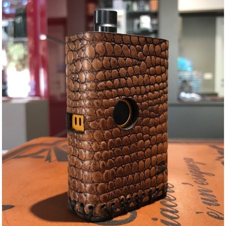 Billet Box COVER IN LEATHER by Cover for Vapers - SNAKE