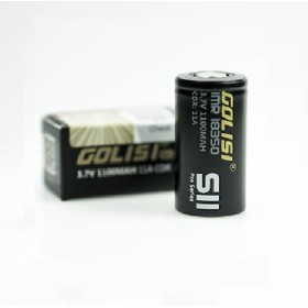 18350 - GOLISI S11 IMR 1100mAh 11A PROTECTED - Flat top