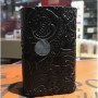 Billet Box COVER IN CUOIO by Cover per Svapatori - FLOWER BLACK