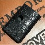 Billet Box COVER IN CUOIO by Cover per Svapatori - FLOWER BLACK