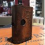 Billet Box COVER IN CUOIO by Cover per Svapatori - LOGO OLD BROWN