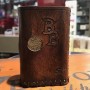 Billet Box COVER IN CUOIO by Cover per Svapatori - LOGO OLD BROWN