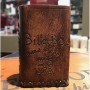 Billet Box COVER IN CUOIO by Cover per Svapatori - LOGO OLD BROWN