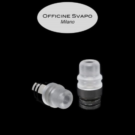 Officine Svapo Collection DRIP TIP KING A VITE Metacrilato - Trasparente