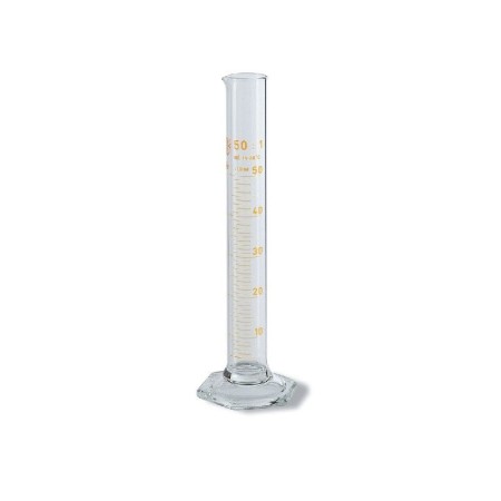 CILINDRO GRADUATO in VETRO BOROSILICATO 50ml