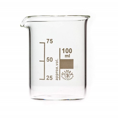 BECHER GRADUATO IN VETRO BOROSILICATO 100ml