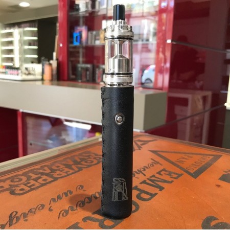 Dicodes - Dani Extreme V3 60W L 18650 - 22mm COVER IN CUOIO by Cover per Svapatori - LOGO NERO