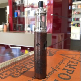 Dicodes - Dani Extreme V3 60W M 18500 - 22mm COVER IN CUOIO by Cover per Svapatori - LOGO OLD BROWN
