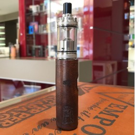 Dicodes - Dani Extreme V3 60W S 18350 - 22mm COVER IN CUOIO by Cover per Svapatori - LOGO OLD BROWN