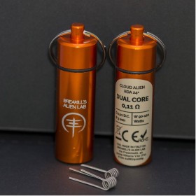 Breakill's Alien Lab - Cloud Alien RDA24+ DC0,1 - DUAL CORE 0.11ohm ID 3mm 90-120W - 2 PEZZI