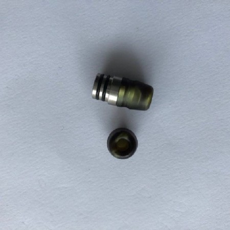 Officine Svapo Collection DRIP TIP ROOK A VITE Metacrilato - Verde scuro madreperla