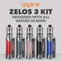 Aspire - ZELOS 3 KIT 80W 3200mAh CON NAUTILUS 3