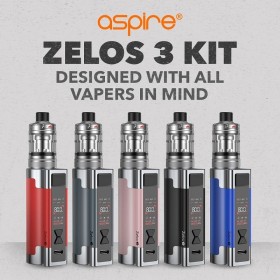 Aspire - ZELOS 3 KIT 80W 3200mAh CON NAUTILUS 3