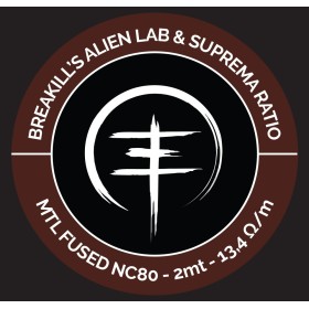Breakill's Alien Lab / Suprema Ratio - MTL SPOOL 2021- MTLSP FUSED CLAPTON FULL NC80 - 2m