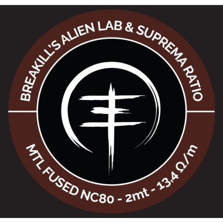 Breakill's Alien Lab / Suprema Ratio - MTL SPOOL 2021- MTLSP FUSED CLAPTON FULL NC80 - 2m