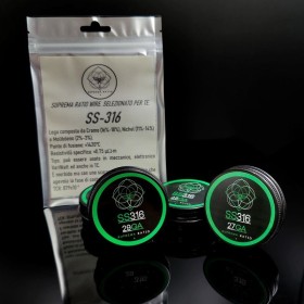 Suprema Ratio - RESISTIVE WIRE STEEL 316 24/32ga - 10m