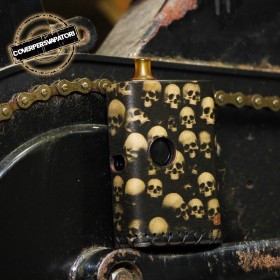 Billet Box COVER IN CUOIO by Cover per Svapatori - Special Edition SKULL