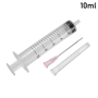 Sterile graduated syringe with needle 10ml
