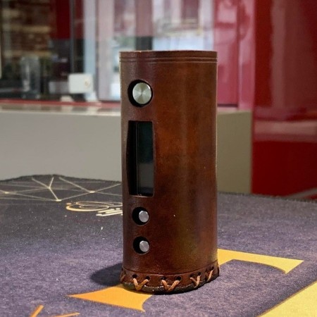 Dicodes - Dani Box Micro 80W COVER IN CUOIO by Cover per Svapatori - OLD BROWN