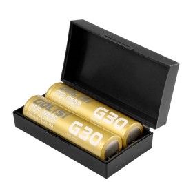 18650 - GOLISI G30 IMR 3000mAh 30A PROTECTED - 2 PEZZI - Flat top