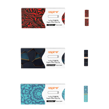 Aspire - Vilter / S / Pro / Fun Pod Kit 450mAh FILTRI DI RICAMBIO - COLORS - 10 PEZZI