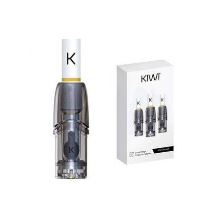 Kiwi Vapor - Kiwi POD DI RICAMBIO Soft Black - 3 PEZZI