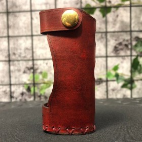 Kiwi COVER IN CUOIO by Cover per Svapatori - ROSSO