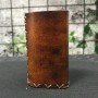 Billet Box COVER IN CUOIO by Cover per Svapatori - LOGO INVECCHIATO