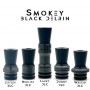 BlackStar - Build Your Drip tip HEAD - SMOKEY BLACK DELRIN
