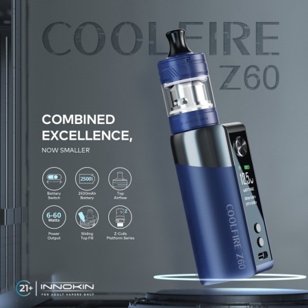 Innokin - KIT COOLFIRE Z60 2500mAh con ZLIDE TOP 25mm