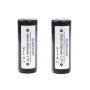 26650 - KEEPPOWER IMR 5200mAh 10A Protected - Flat Top - 2 PEZZI
