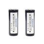 26650 - KEEPPOWER IMR 5200mAh 10A Protected - Flat Top - 2 PEZZI