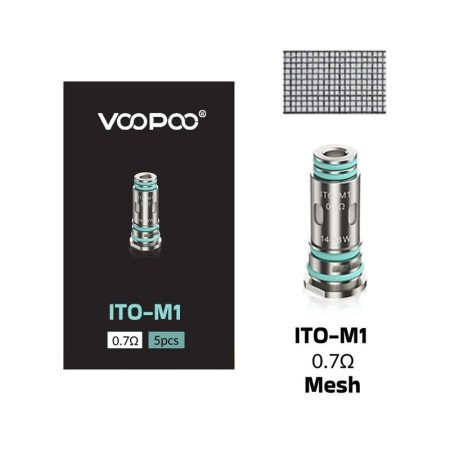 Voopoo - Doric 20/20 SE/Q/Drag Q RESISTANCE ITO M1 0.7ohm - PACK 5 PIECES