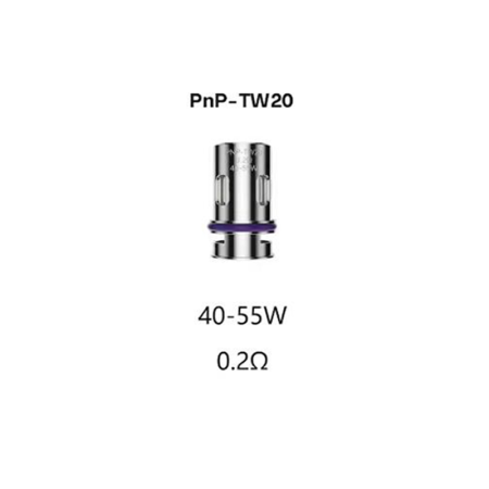 Voopoo - Vinci / Drag / Argus Pod Mod RESISTENZE PNP TW20 0.2ohm - PACK 5 PEZZI