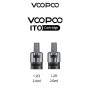 Voopoo - Doric 20/20 SE/Q/Drag Q POD DI RICAMBIO ITO COIL INTEGRATA 1,2ohm 2ml - 2 PEZZI