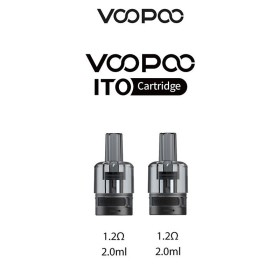 Voopoo - Doric 20/20 SE/Q/Drag Q REPLACEMENT POD ITO COIL INTEGRATED 1.2ohm 2ml - 2 PIECES