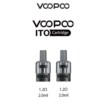 Voopoo - Doric 20/20 SE/Q/Drag Q POD DI RICAMBIO ITO COIL INTEGRATA 1,2ohm 2ml - 2 PEZZI