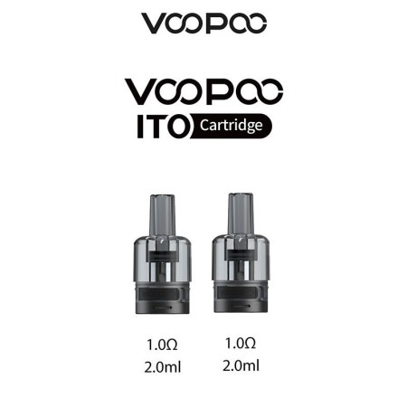 Voopoo - Doric 20 Se POD DI RICAMBIO ITO COIL INTEGRATA 1,0ohm 2ml - 2 PEZZI