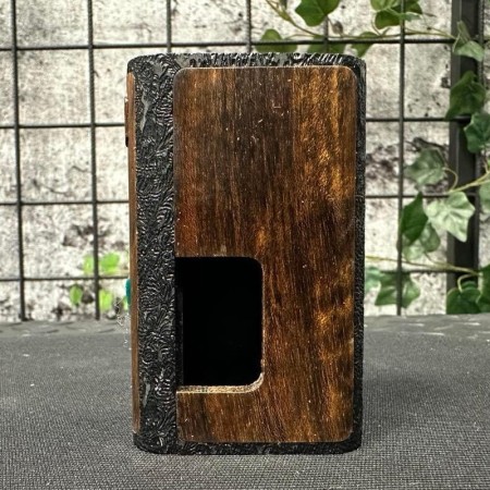 VP Mod von Vincenzo Paiano - DNA75C VERSIONE XIII V2 - Blumenschädel in dunklem Delrin und Walnuss