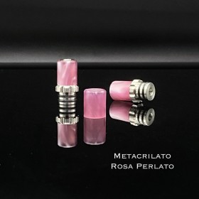 The Vaping Gentlemen Club - DRIP TIP 21 COMPLETO - Metacrilato Rosa Perlato
