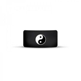 ANELLO SALVA TANK - YING-YANG NERO Silicone - 22 a 26mm