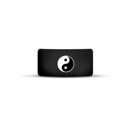 ANELLO SALVA TANK - YING-YANG NERO Silicone - 22 a 26mm